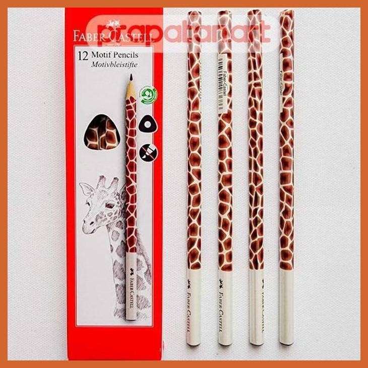 

(ATK) PENSIL TULIS FABER CASTELL MOTIF 2B | 1 BOX ISI 12PCS | WRITING PENCIL | PENSIL 2B ALAT TULIS LUKIS SEKOLAH KULIAH GAMBAR KANTOR