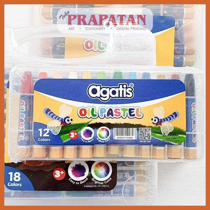 

(ATK) AGATIS OIL PASTEL | CRAYON MINYAK ALAT TULIS LUKIS SEKOLAH KULIAH GAMBAR KANTOR