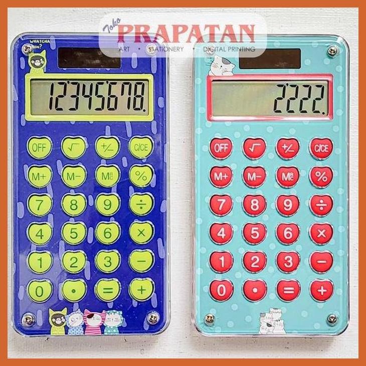 

(ATK) M&G SO MANY CATS PORTABLE CALCULATOR ADG981 | KALKULATOR ALAT TULIS LUKIS SEKOLAH KULIAH GAMBAR KANTOR
