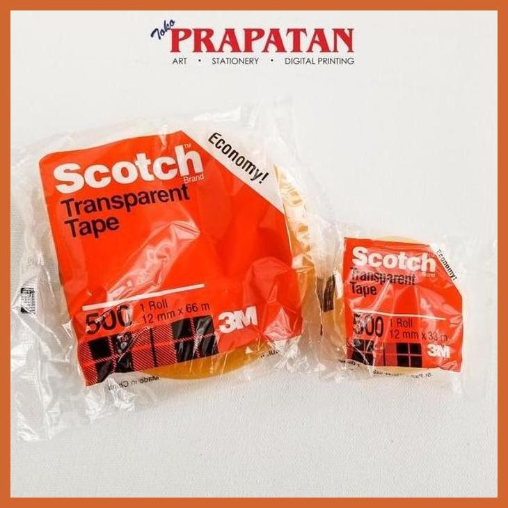 

(ATK) SCOTCH TRANSPARENT TAPE 500 12MM / ISOLASI BENING / SELOTIP ALAT TULIS LUKIS SEKOLAH KULIAH GAMBAR KANTOR