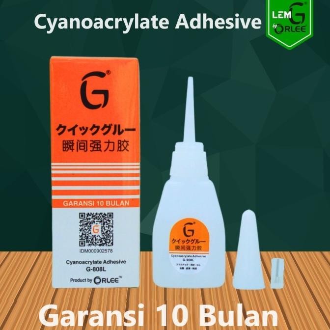 

Lem Cair G Korea Super Instant Glue Logam Asli 100 % Garansi Orlee