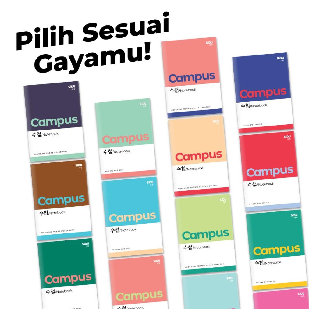 

Promo..!!! Sidu Campus Buku Tulis 50 Lembar - 5 Buku Ir-38