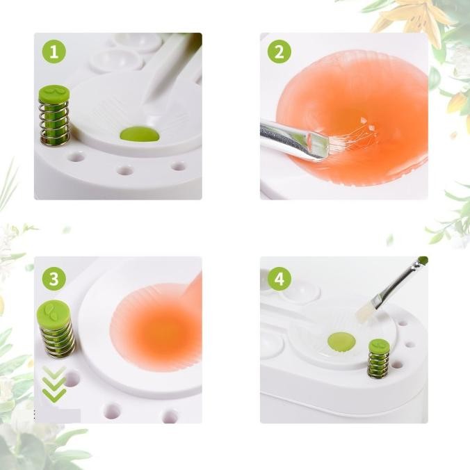 

Ct_C1077 [Logu]Pembersih Kuas Lukis, Dispenser Pembersih Kuas, Brush Rinser Dispenser Dh-68