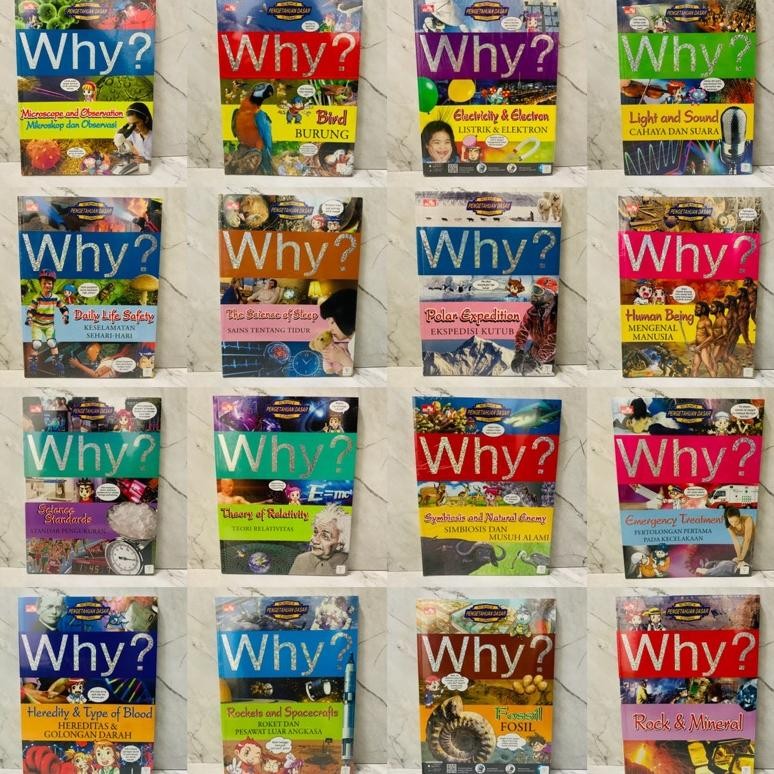 [Kecil Original Komik Why? Seri Pengetahuan Dasar / Social Science / Country / People / Matematika /