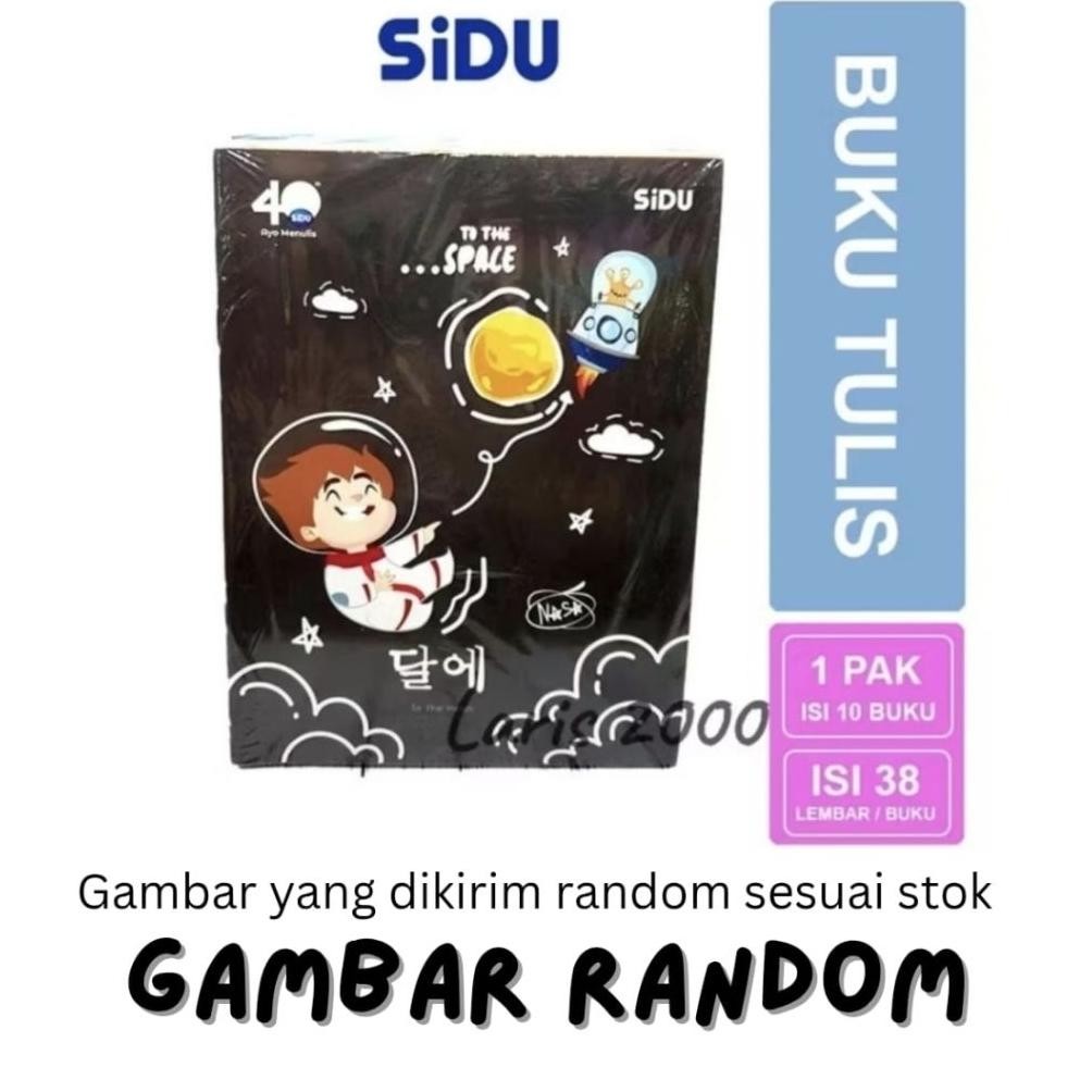 

Terlaris Buku Tulis Sinar Dunia Sidu 38 Lembar Anti Sobek D-54