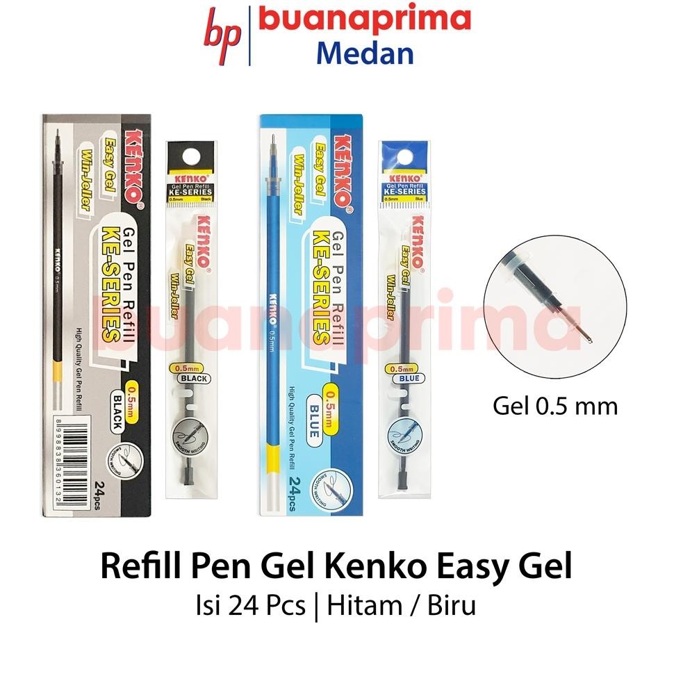 

Cod Refill Pen Kenko Easy Gel 1 Box Isi 24 Pcs Hitam Biru Isi Ulang Pulpen Tinta Pen Ke Series Ul-64