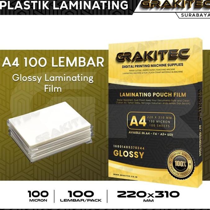 ''Terlaris" Laminating Film A4 / Plastik Laminating / Laminating Pouch / Laminasi Murah