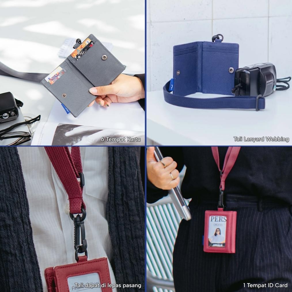 

Bf888S Wallts Lorey - Lanyard Name Tag Id Card Pria Wanita Tc21