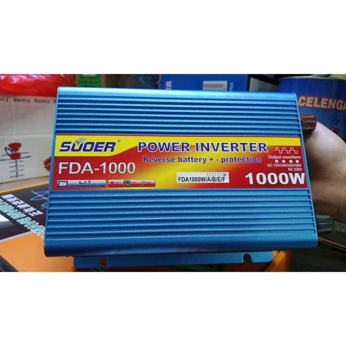 Suoer Power Inverter 48V to 220V Inverter Daya 1000W 48V - (FAA-1000F) [terbaik]