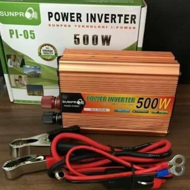 Power inverter DC to AC 500 watt DC12V AC220V Sunpro [terbaik]