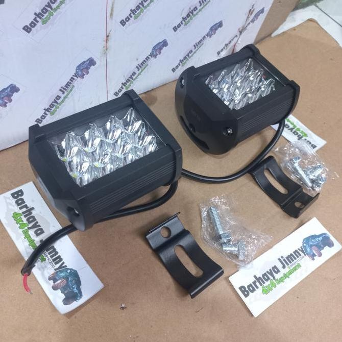 LAMPU TEMBAK OFFROAD KATANA LED SOROT 36 WATT KUNING PUTIH STROBO New