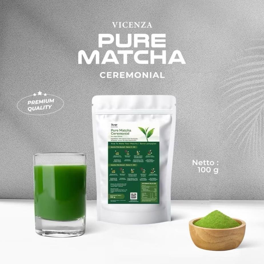 

Vicenza Pure Matcha Ceremonial Grade Matcha Luxury 100 Gr