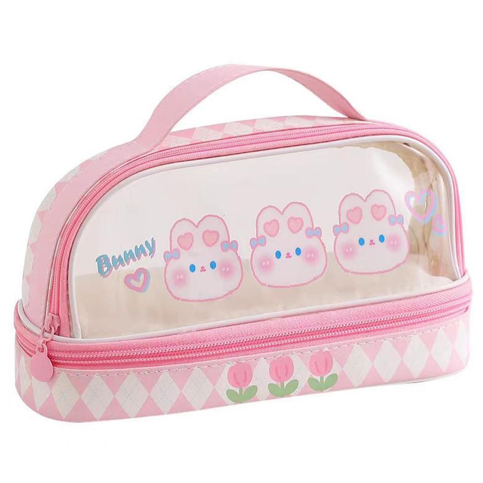 

Bf888S Pencil Case Untuk Mahasiswa Sma Junior Cute Storage Bag Kotak Pensil Tempat Pensil Besar Kartun Baru Kapasitas Portable Transparan Pvc Tas Pensil Stationery Box Anak Esthetis Simple Lucu Pen Bag Murid Eh76