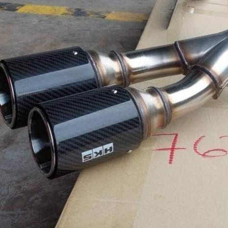 Dinasti Knalpot - Muffler Double Hks Carbon Original