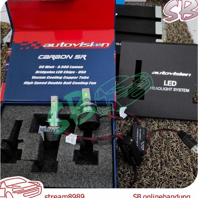 LED Autovision Carbon SR H7 50watt 6000k LED Captiva Sportage dll Original