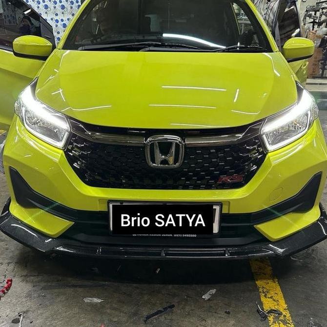 Lips Bumper ABS Carbon All New HONDA BRIO SATYA RS 2023 Facelift Original