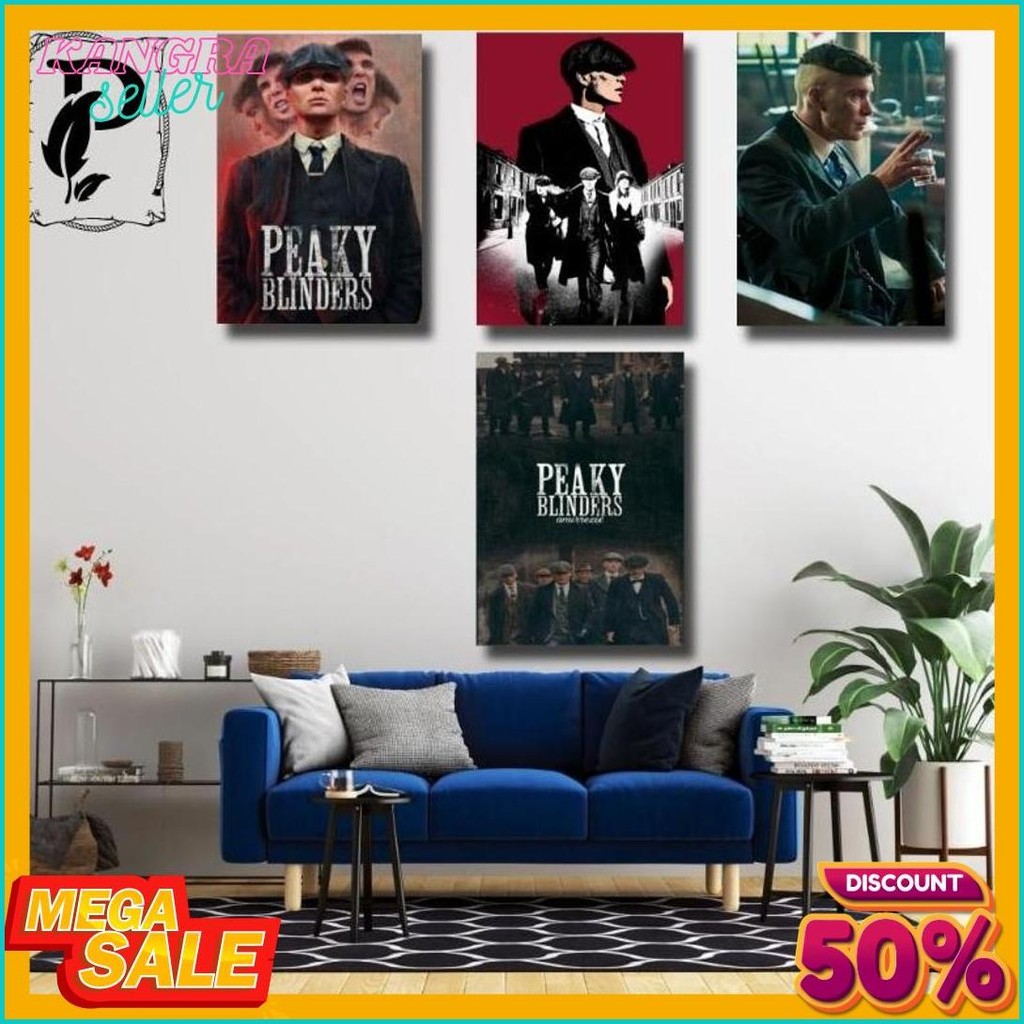 50% Off Pajangans.Id ||Wall Decor, Hiasan Dinding, Poster Kayu Peaky Blinders, Thomas Shelby