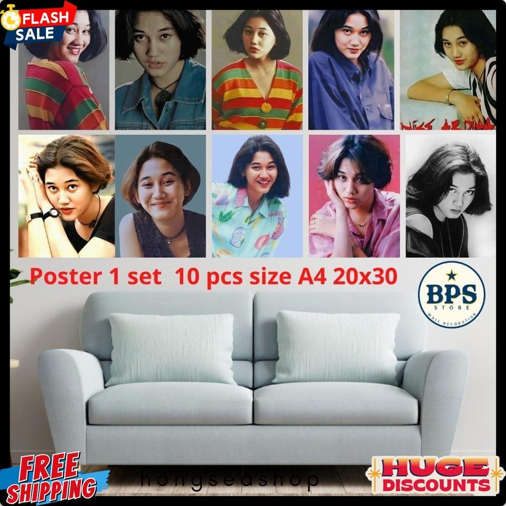 Lagi Diskon Nih Poster 1 Set Nike Ardila  - Poster Nike Ardilla - Dekorasi Rumah - Poster Dinding - 