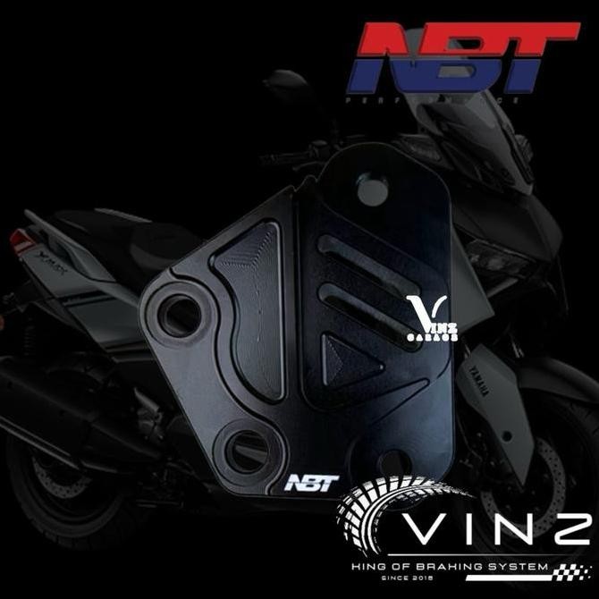 Bracket Kaliper 4 Piston Xmax Posisi Depan Disc 300 Mm // Breket Kaliper Brembo Frando Xmax Disc 300