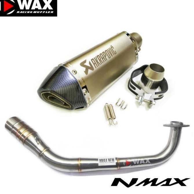 KNALPOT RACING AKRAPOVIC IMPORT TAIWAN NMAX AEROX PCX ADV 150 XMAX Original