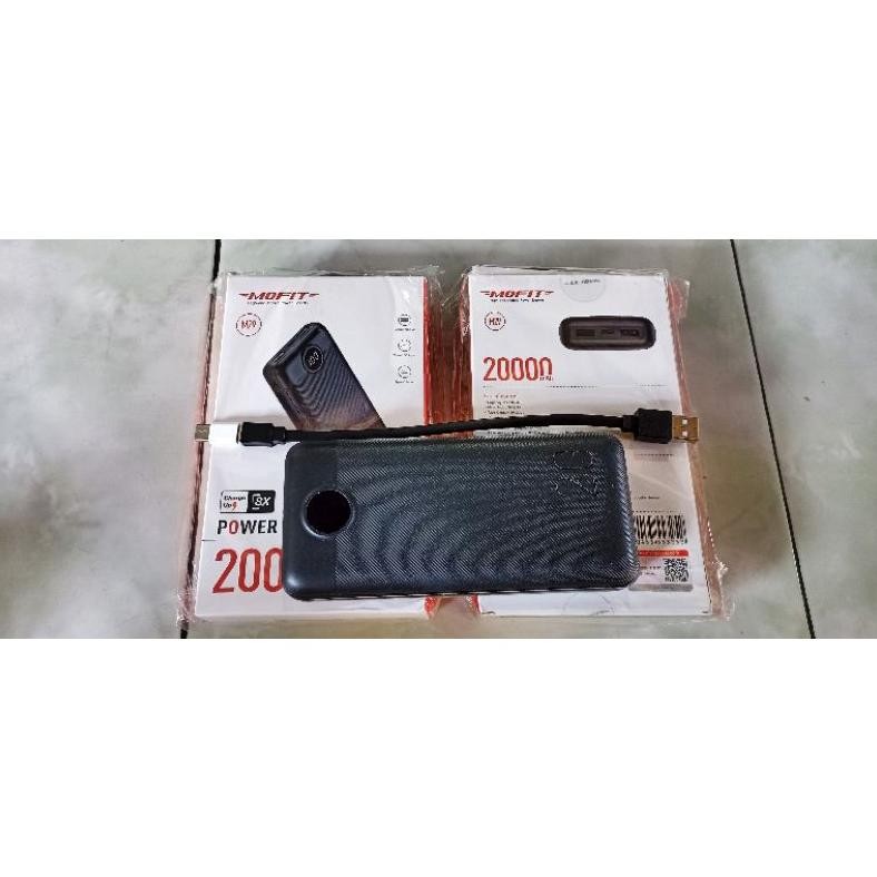 Premium Power Bank  Mofit M29 20000 Mah + Fast Charge 2.4 Real Capacity Premium