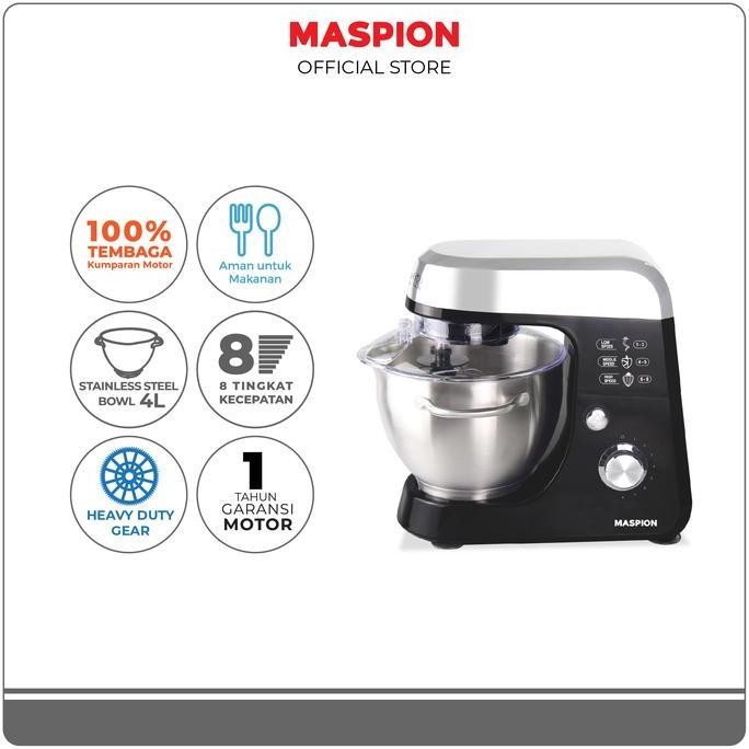 PROMO Maspion Stand Mixer Stainless Steel 4 Liter SM-400