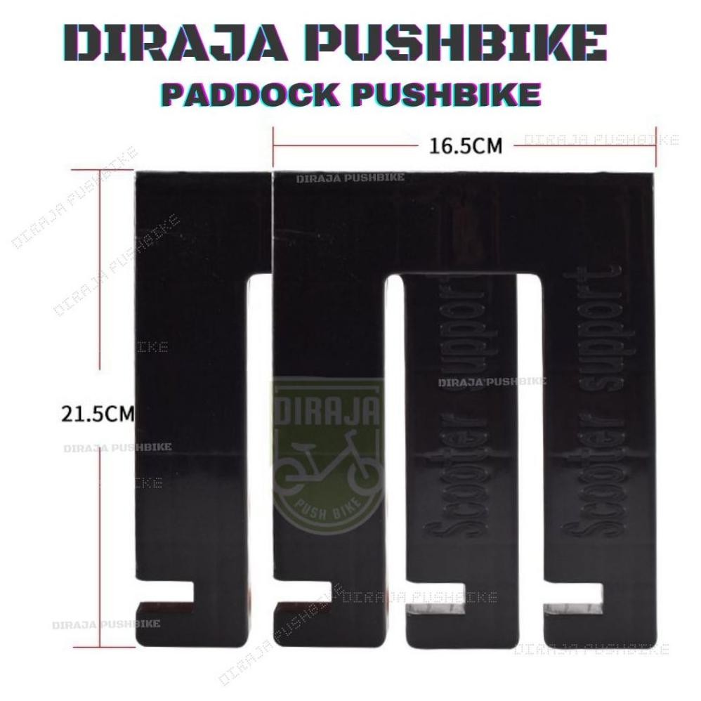 Special Paddock Pushbike 12 Inci Tempat Parkir Paddock Balance Bike Standar Paddock Pushbike Ah