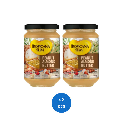 

Tropicana Slim Peanut Almond Butter 300gr x 2 pcs