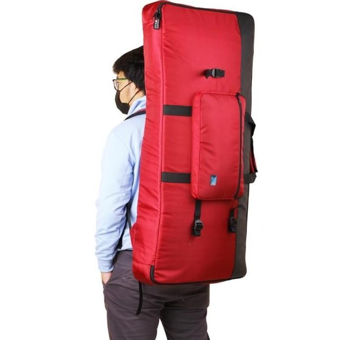 TERLARIS Zorc Official - Tas Keyboard KORG | Case Korg PA600, PA900, PA50 Red