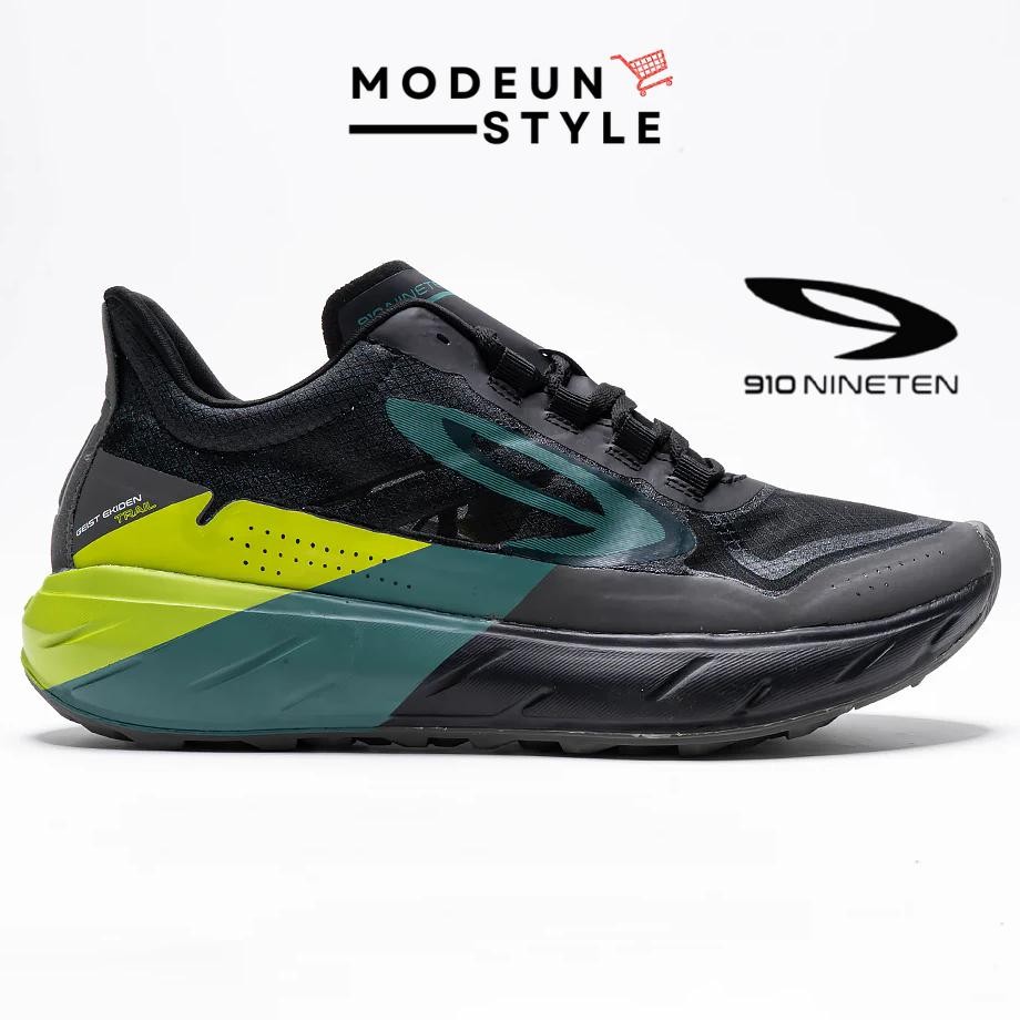 910 Geist Ekiden Trail Hitam Sepatu Trail Geist Ekiden Trail Hitamhijautuahjlime Trail 910