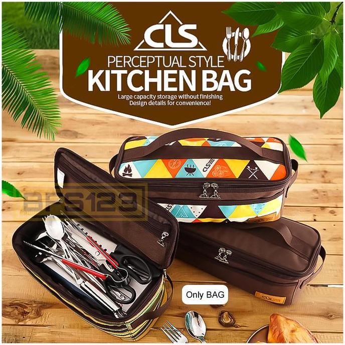 Tas Perlengkapan Alat Camping Tas Alat Masak Camping Storage Camping Hiking Outdoor CLS [terbaik]