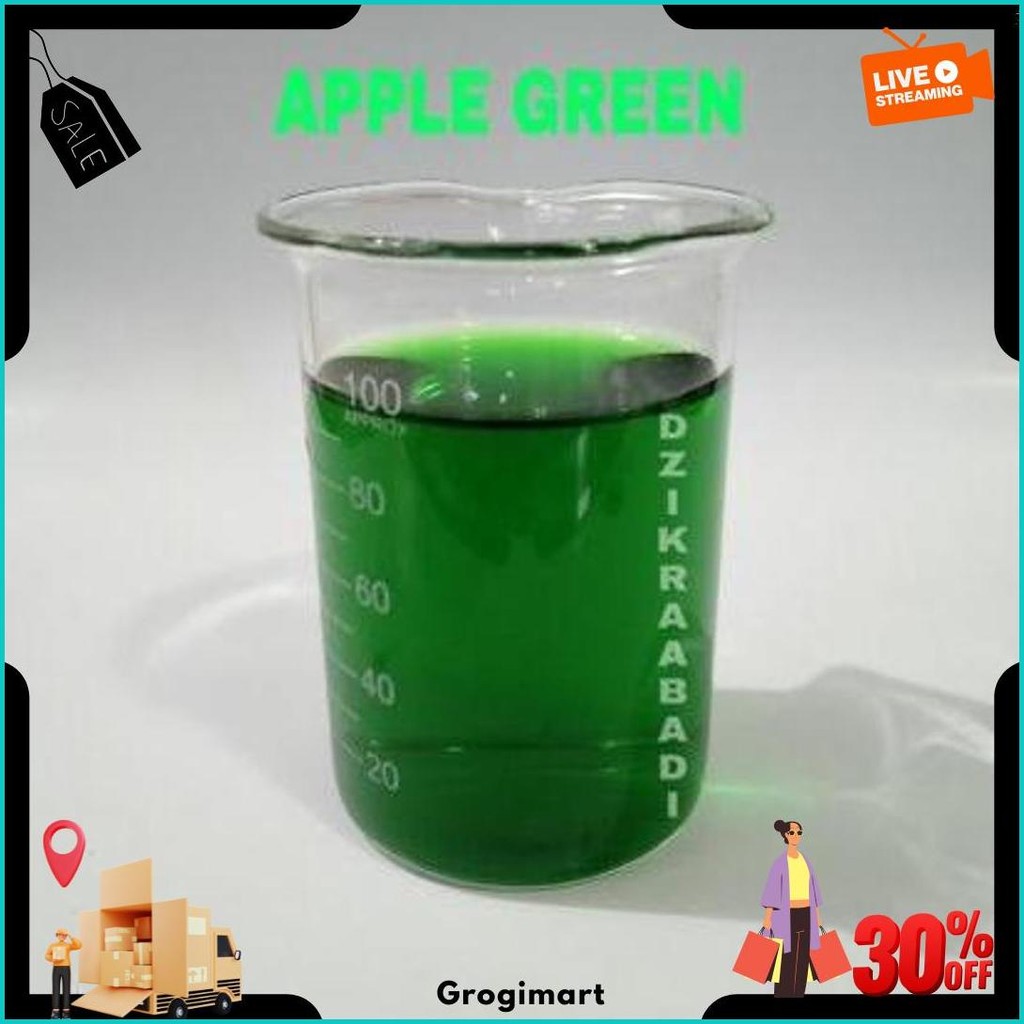 Pewarna Makanan Bubuk Apple Green Hijau 1.Kg Bisa Cod
