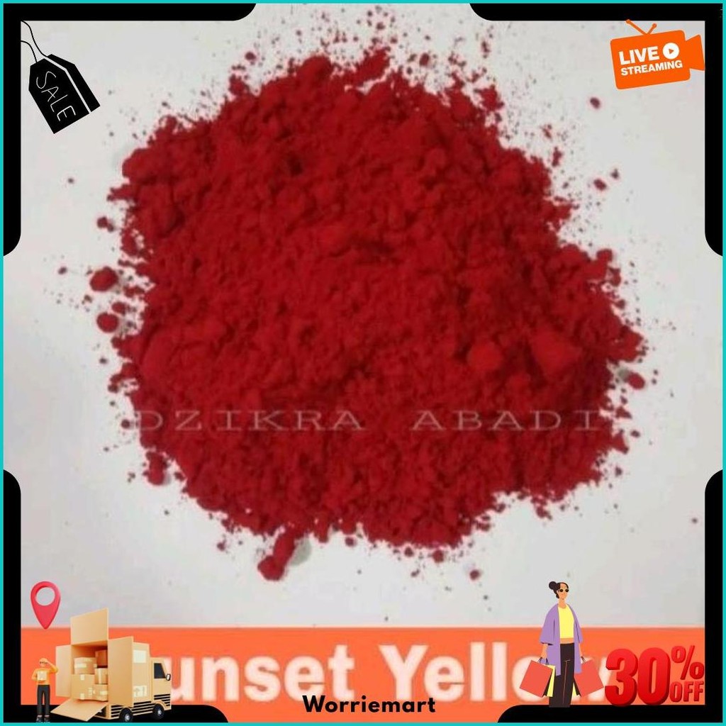 

Pewarna Makanan Bubuk Sunset Yellow ( Butterfield) 100 Gr Termurah Banget