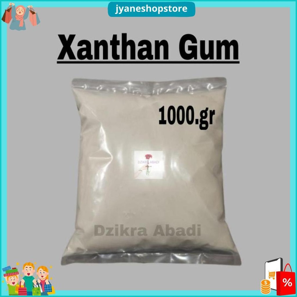

Xanthan Gum Xantan Gum Pengental Makanan 1.Kg Bisa Cod