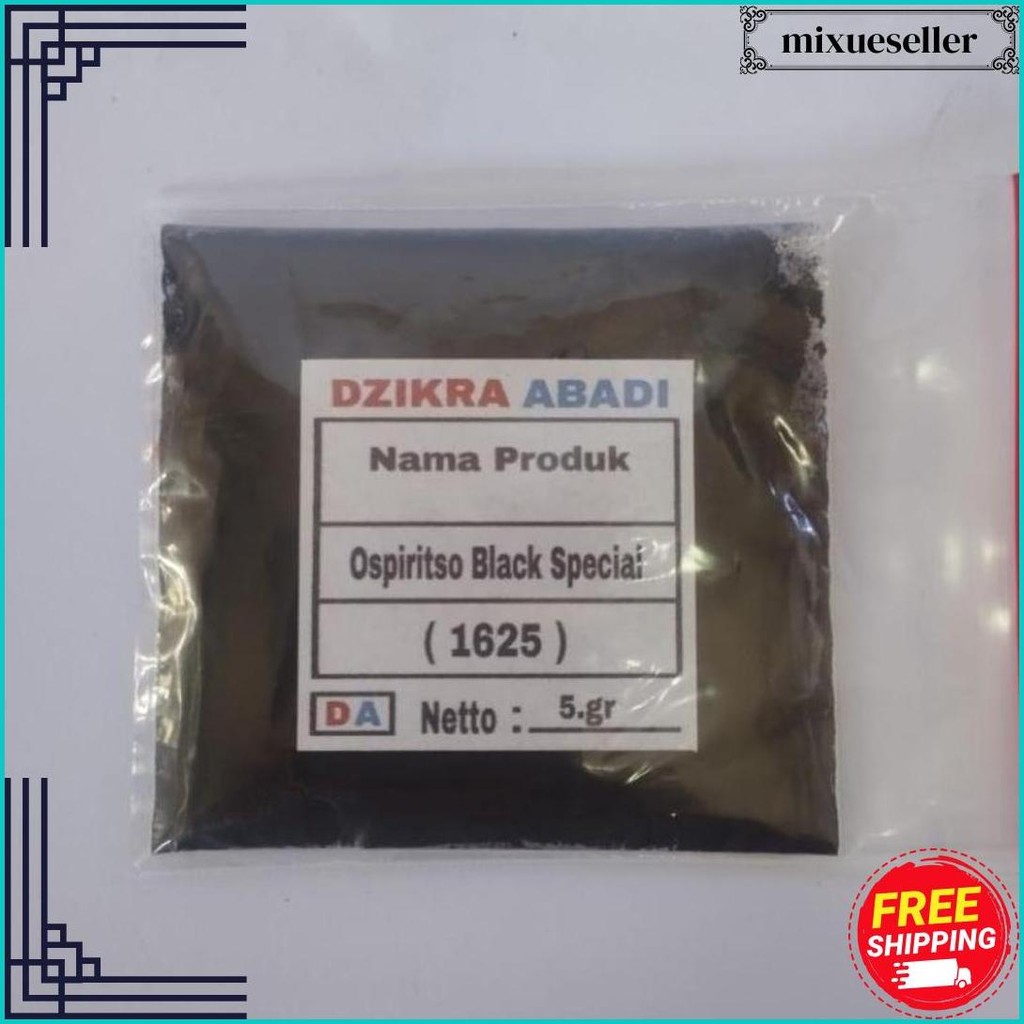 

Pewarna Minyak Hitam Ospiritso Black Special ( 1625 ) 5 Gr Bisa Cod