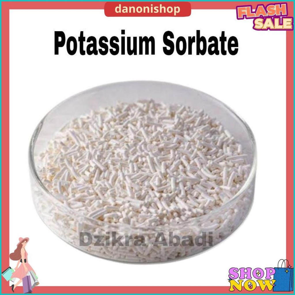 

Potassium Sorbate Kalium Sorbate Pengawet Makanan 250 Gr Original Produk
