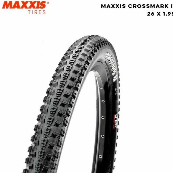 Promo Maxxis 26 x 195 CROSSMARK II Wired - Ban Luar 26 x 1.95 Maxxis Cross Mark 2 Wired Kawat Ringan