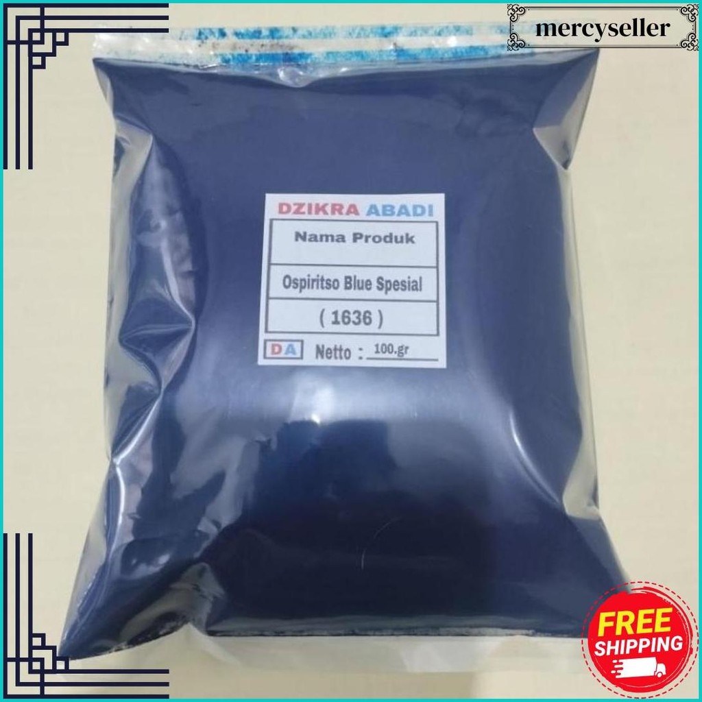 

Pewarna Minyak Biru Ospiritso Blue Spesial 1636 100 Gr Cod