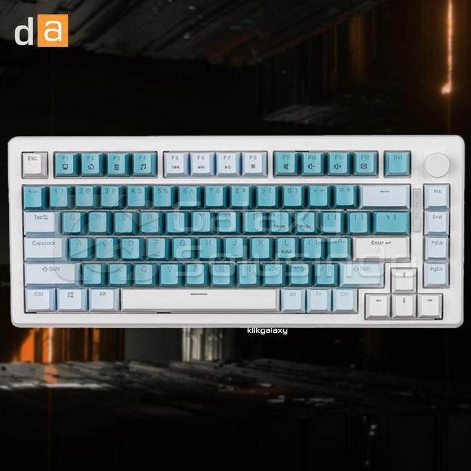 Digital Alliance DA Meca 8S Ocean Mechanical Gaming Keyboard - Dark / Light - Blue / Brown / Red Swi