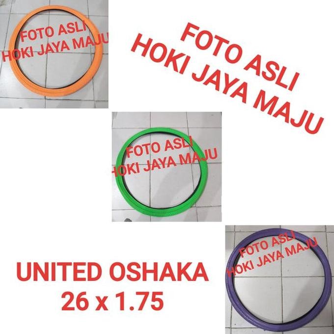 Promo ban luar sepeda 26 x 1.75 175 united oshaka ori COD