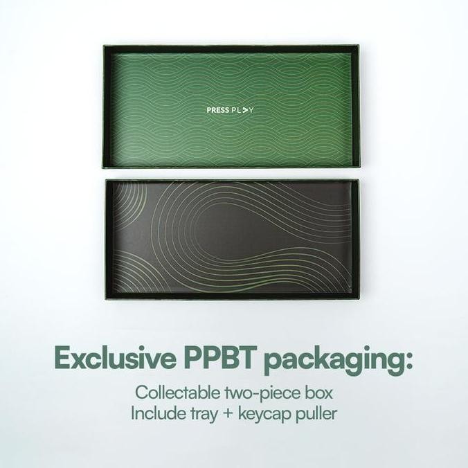 PPBT MATCHA PBT Dye Sub Keycaps by Press Play