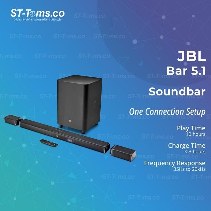 JBL CINEMA BAR 5.1 CHANNEL 4K ULTRA HD SOUNDBAR SPEAKER SYSTEM ORIGINAL DAN TERPERCAYA