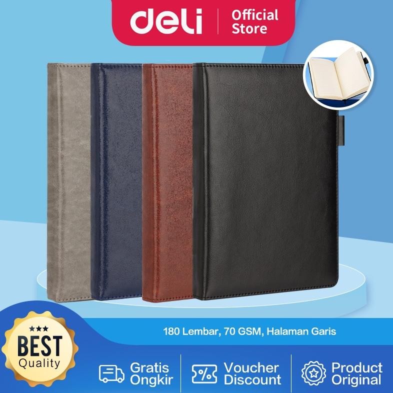

Viral Deli Leather Cover Notebook / Buku Catatan Sampul Kulit A5 180 Lembar Desain Elegan 22298 As25