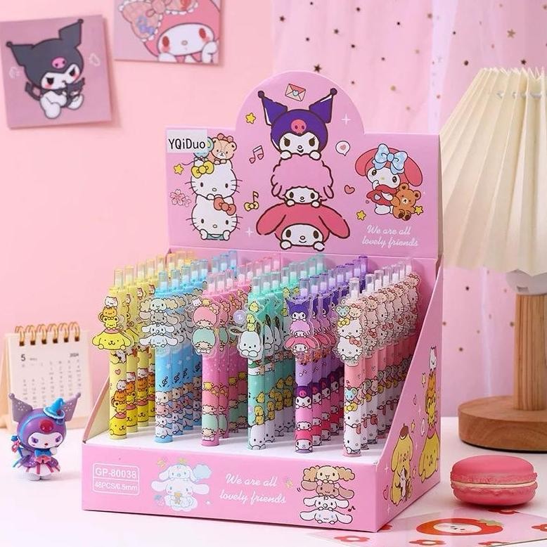 

Special [Atk] 1 Pack Isi 48 Pcs Pulpen Gel Mekanik / Pulpen Cetek Karakter Kartun Lucu (6) Nt-137