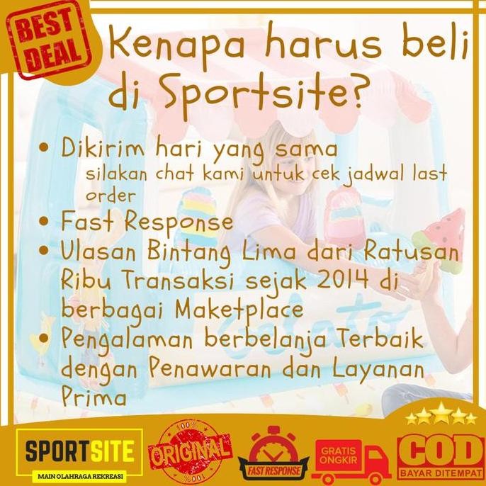 Intex Tenda Indian Teepee Play Tent Mainan Anak Rumah Rumahan Segitiga