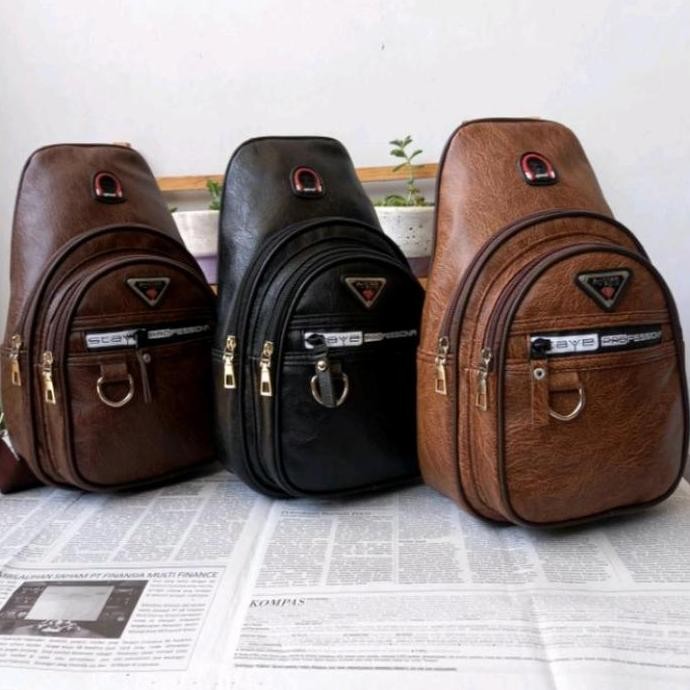 Tas Selempang Minimalis Tas Selempang Kulit Pria Tali Satu Polo Amstar