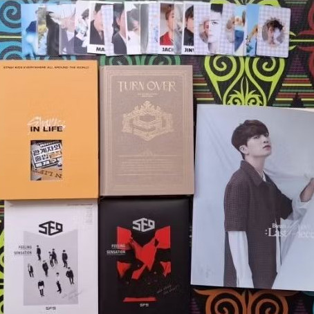 Album Stray Kids In Life SF9 Turn Over Feeling Sensation GOT7 Breath of Love Last Piece Photocard Th