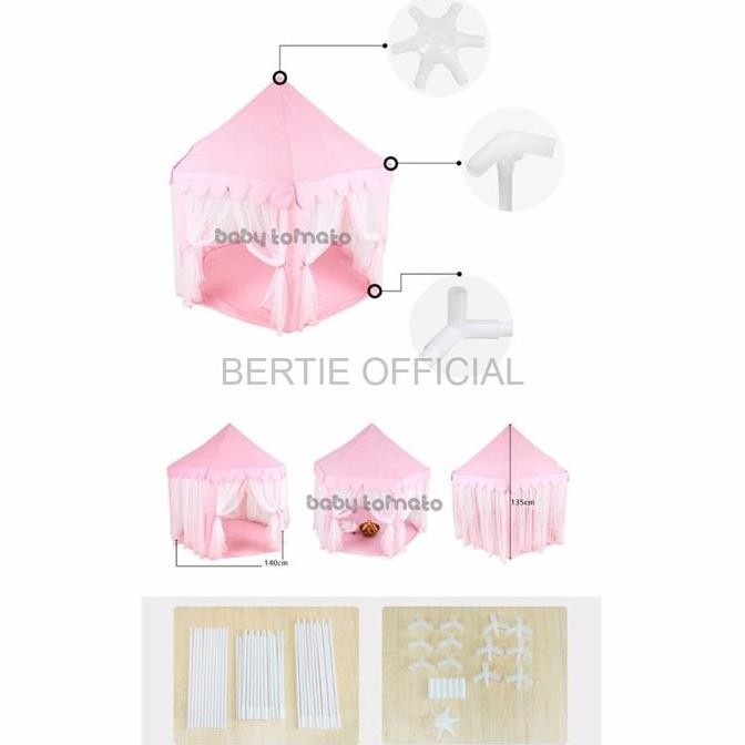 Mainan Import Asli LOGU Tenda princess anak Tenda rumah manis anak Te