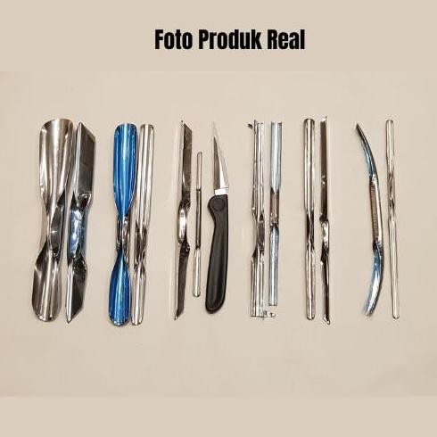 

13 pcs Set Pisau Ukir Hias Buah Sayur Garnish Dekorasi Tumpeng Knife