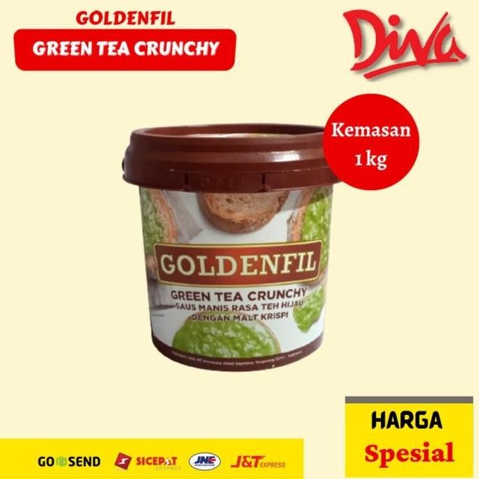 

Goldenfil Choco Crunchy 1 Kg / Selai Premium Cokelat Renyah